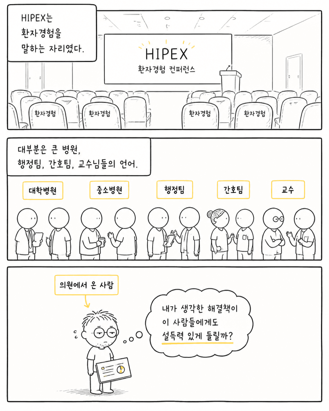 HIPEX 발표 이후를 그린 인스타툰 중에서